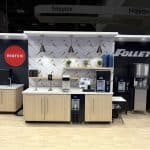 Follett / Marco 10 x 20 inline exhibit at The NAMA Show by Lakeshore Exhibits